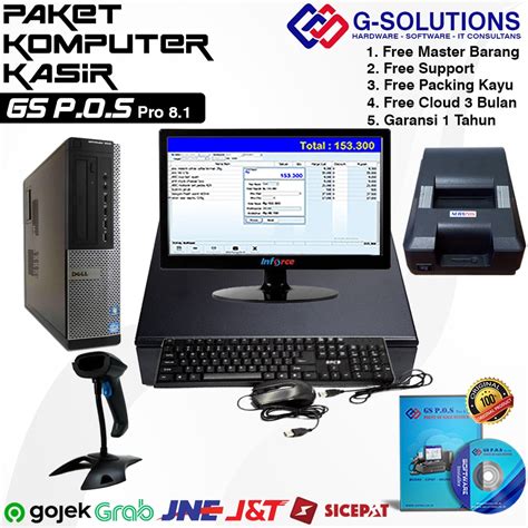 Jual Paket PC Komputer Kasir Full Set Siap Kerja 24 Jam Pc Build Up