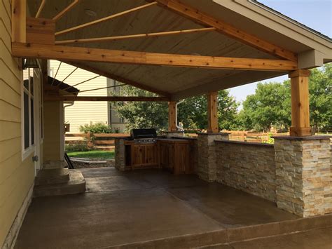 Aztec Stacked Stone Veneer Outdoor Kitchen