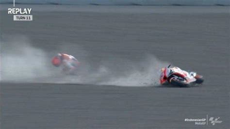 Kata Marc Marquez Soal Crash Di Latihan Bebas Jelang Race MotoGP