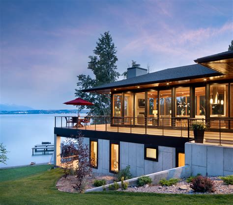 Flathead Lake Glass Cabin Mmw Architects