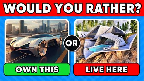 Would You Rather 💲 Futuristic Luxury Life Edition 💎 Youtube