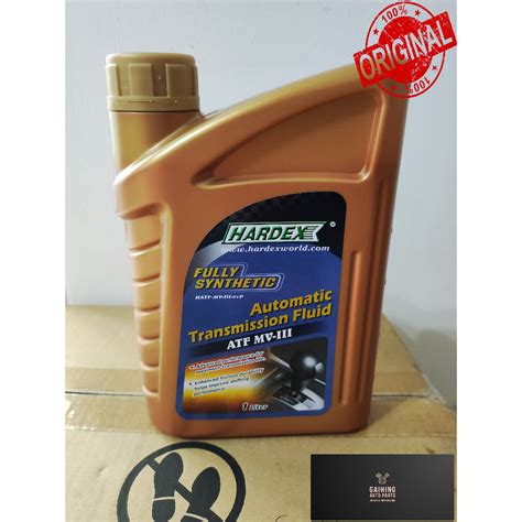 Hardex Fully Synthetic Atf Mv Iii Auto Transmission Fluid Liter