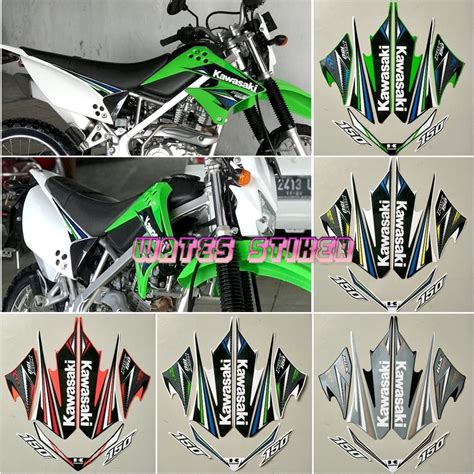 Jual Striping Decal Polet Sticker Motor Kawasaki Klx 150 S Lama 2014