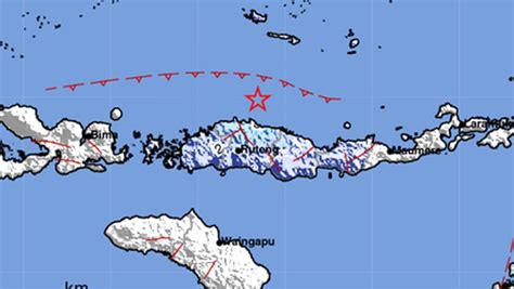 Gempa Terkini Magnitudo 5 3 Guncang Bayah Banten