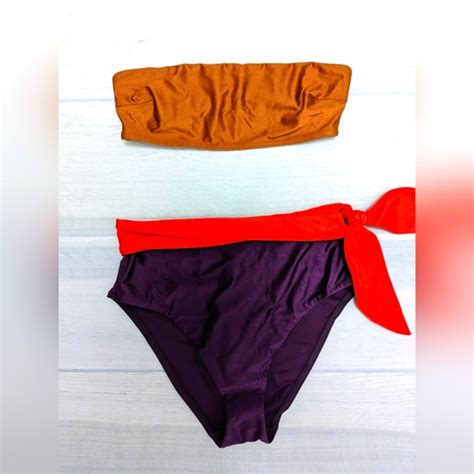 Zimmermann Swim Zimmermann Color Blocked Twopiece Bikini Set Poshmark