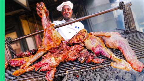 Kenyan MEAT TOUR in Nairobi!!! BOILED COW HEAD & Nyama Choma!!!