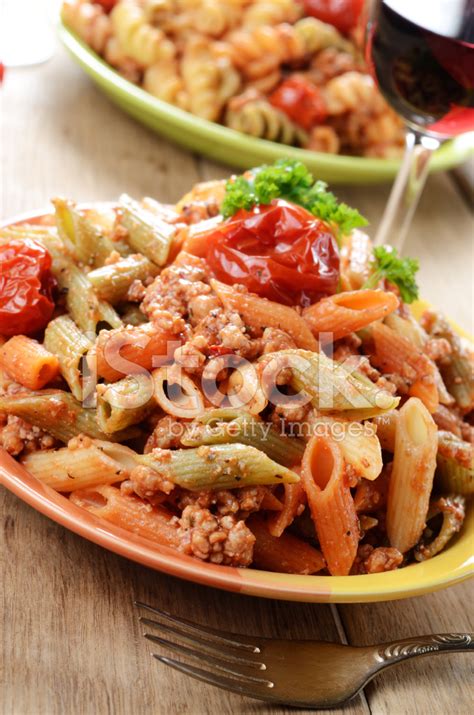 Pasta Penne With Bolognese Stock Photo | Royalty-Free | FreeImages