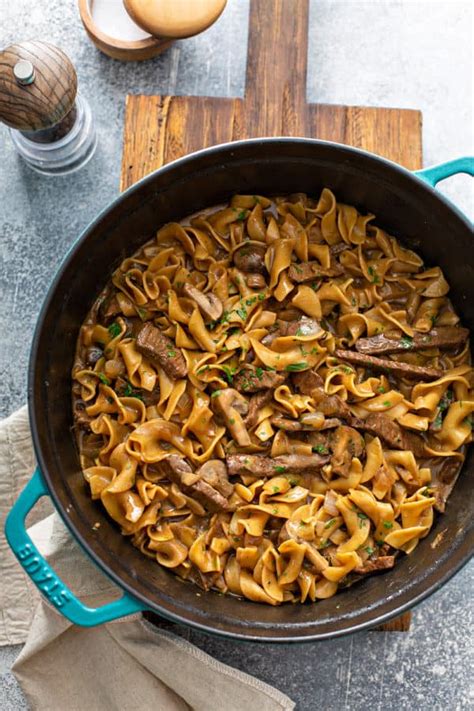 One Pot Beef Stroganoff My Baking Addiction