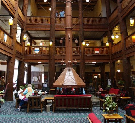 Many Glacier Lodge In Glacier National Park