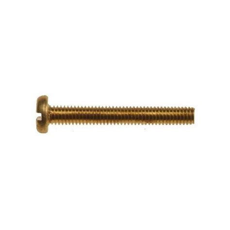 Brass Pan Head Slotted Machine Screws