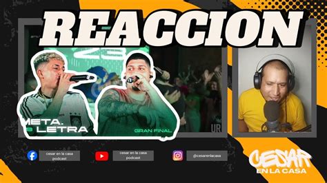 Reaccion Letra Vs Metaling Stica Fmscaribe Final Youtube