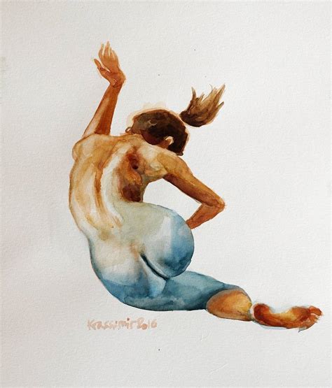 Dancing Nude 1 Painting By Krassimir Kolev Saatchi Art