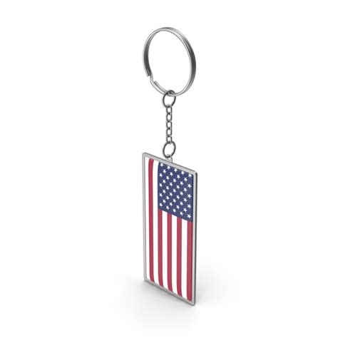 Keychain Flag USA PNG Images & PSDs for Download | PixelSquid - S121182704