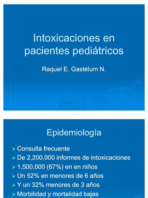 Pdf Intoxicaciones En Pacientes Pedi Tricos Dokumen Tips