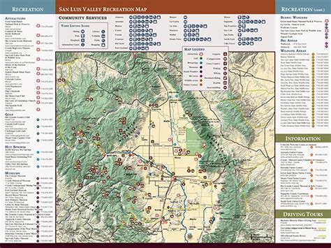 San Luis Valley Map | Map, Valley, Scenic railroads