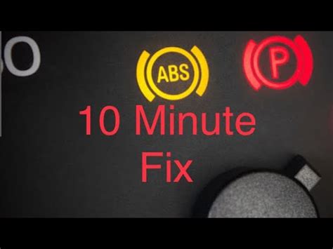 GMC BRAKE WARNING LIGHTSFAST EASY FIX YouTube