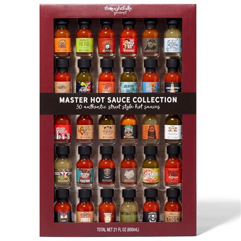 Amazon Thoughtfully Gourmet Master Hot Sauce Collection Sampler