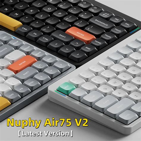 Nuphy Air75 V2 Bluetooth 2.4g Wireless 75% Mechanical Keyboard Low ...