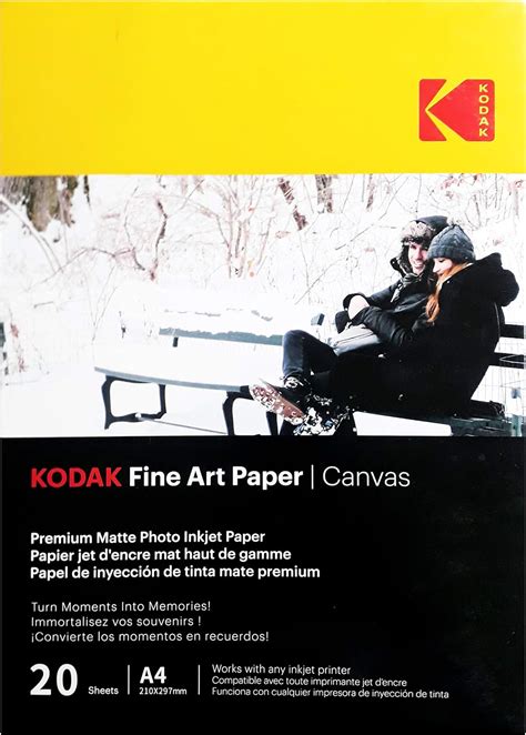 KODAK Fine Art Paper Papel fotográfico A4 210 x 297 mm 230 g m²