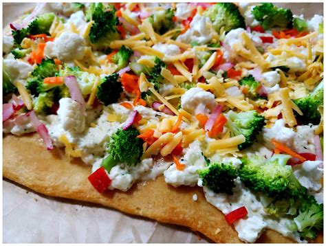 Cold Vegetable Pizza Appetizer Julias Simply Southern