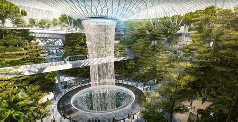 Jewel Changi Airport waterfall by WET | Inhabitat - Green Design ...