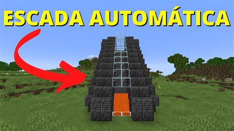 COMO FAZER UMA ESCADA AUTOMÁTICA MINECRAFT YouTube