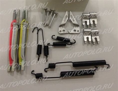 Ремкомплект барабанных колодок VW Polo Sedan VAG 6RU698545A