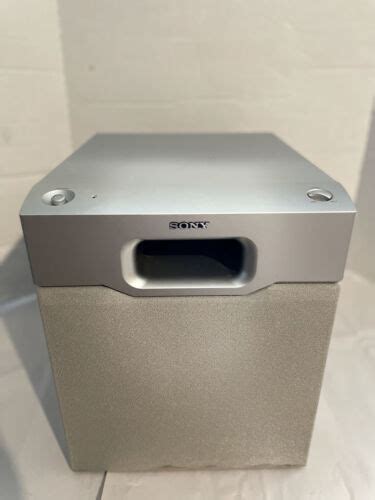 Sony SA WMSP1 Powered Subwoofer Silver Tested Working EBay