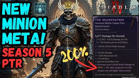 NERFED Or BUFFED Season 5 State Of The Minion Necromancer Diablo 4 S5