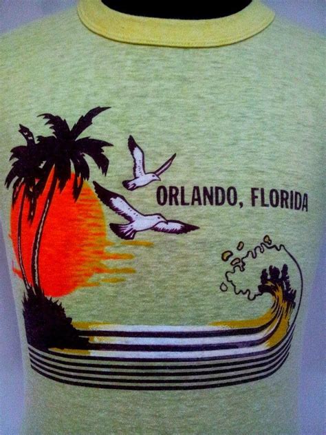 Vintage 80s Hawaii Florida Kuning T Shirt Sold Artofit