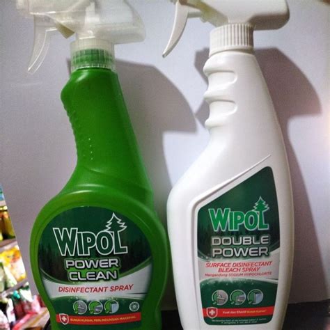 Jual Wipol Double Power Surface Disinfectant Bleach Spraypower Clean