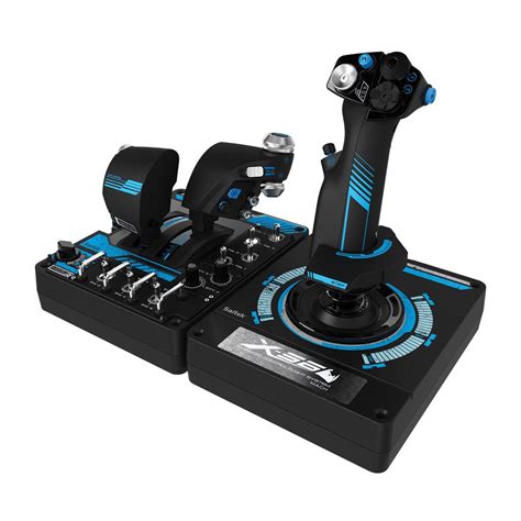 Logitech G Saitek X-56 Rhino H.O.T.A.S. (X56 Rhino HOTAS) - Joystick ...