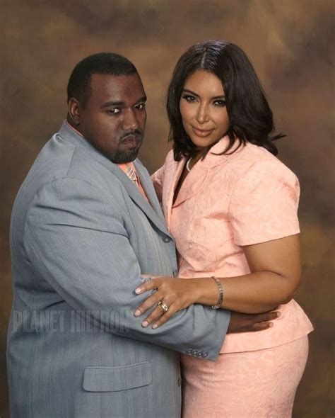 See Kim Kardashian, Kanye West Fat and Old — Artist's Amazing PIC