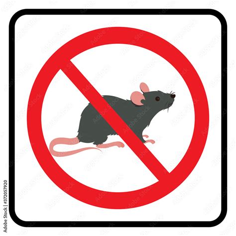 Rat Poison Icon On White Background Drawing By Illustration Danger Rat