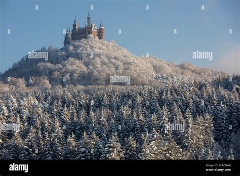 Hohenzollern castle snow hi-res stock photography and images - Alamy