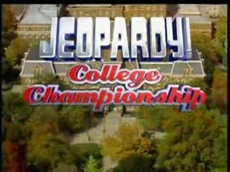 2002 Jeopardy! College Championship | Game Shows Wiki | Fandom