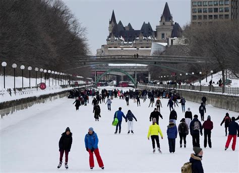 La patinoire du canal Rideau bat son précédent record pour une