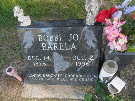 Bobbi Jo Barela Find A Grave Memorial