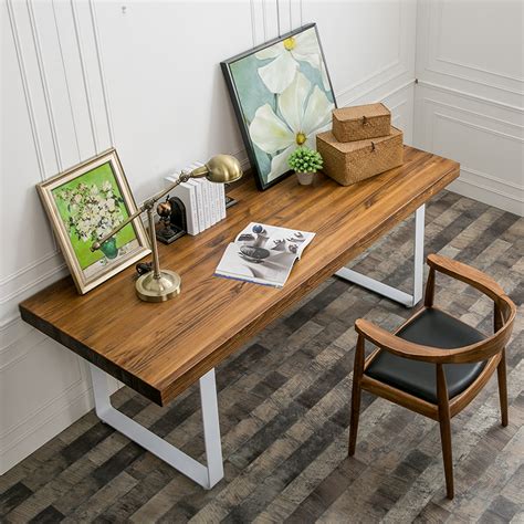 Купить Компьютерный стол Лофт американский дерево письменный стол ...