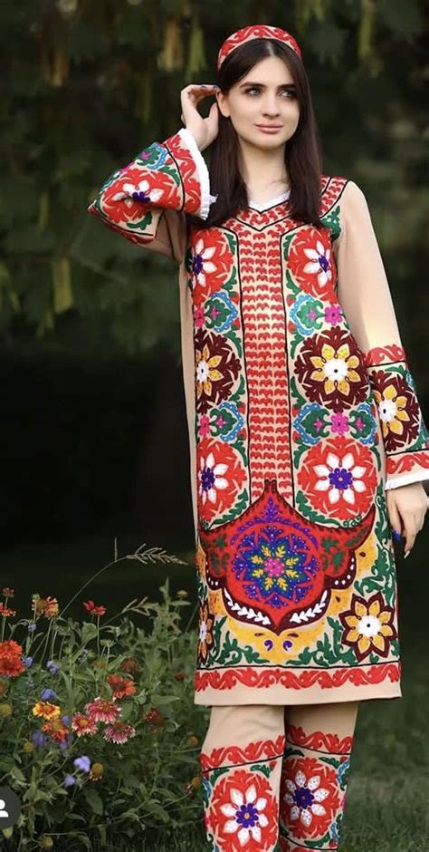 Persian Tajikistan Tajik National Dress Afghanistan