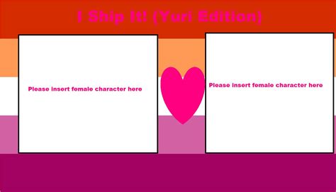 Lesbian Ship Meme Blank Template Imgflip