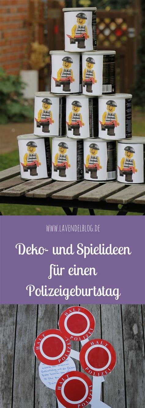 Kindergeburtstag: Deko- und Spielideen für einen Polizeigeburtstag ...