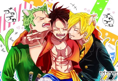 One Piece Zoro Sanji Luffy