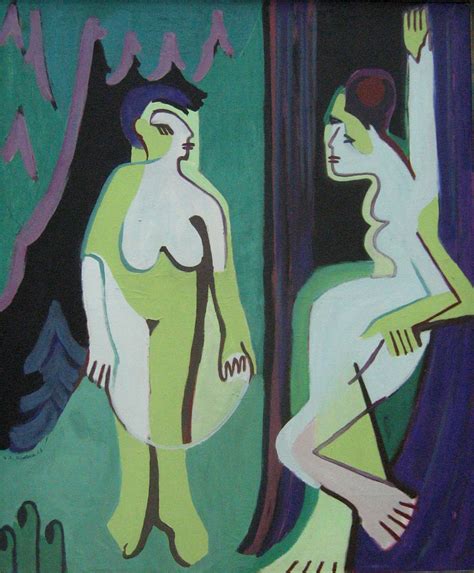 Naked Women On Meadow Ernst Ludwig Kirchner Wikiart Org