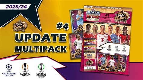 Update Multipack 4 Star Ballers TOPPS UEFA Club Competitions Match