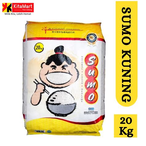 Jual Beras Sumo Premium Kg Kg Kg Merah Dan Kuning Shopee