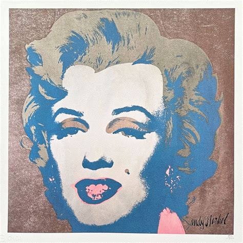 Andy Warhol Marilyn Monroe Signed Certificate Coa Limited Edition