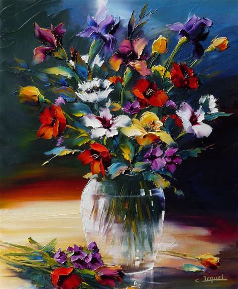 Christian Jequel's paintings. | Inspiring Flower Art ★ | Pinterest