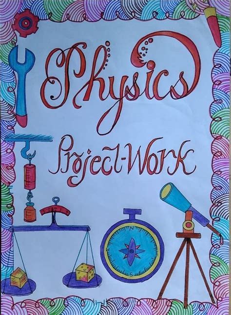 Physics Physics Border Design Physics Cover Page Designs Physics Front