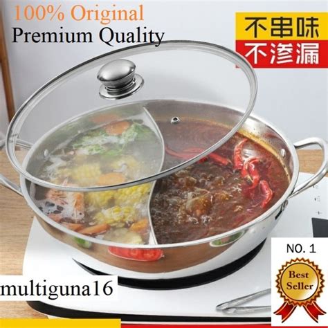 Jual Panci Listrik Shabu Cm Mangkok Sup Steamboat Sekat Rasa Suki